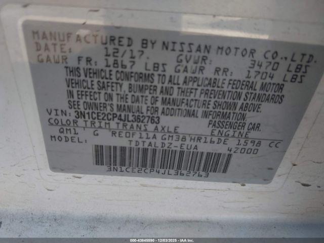 Nissan Versa Sv Image 5