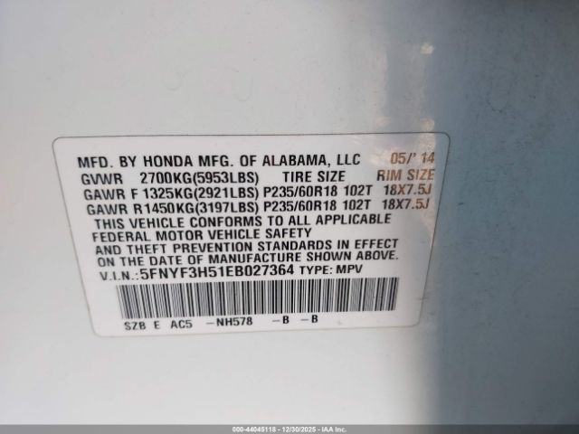 Honda Pilot Ex-l Image 6