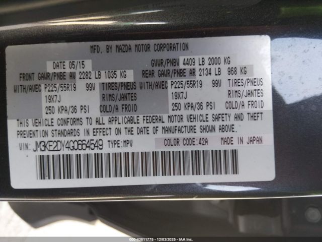 Mazda Cx Grand Touring Image 9