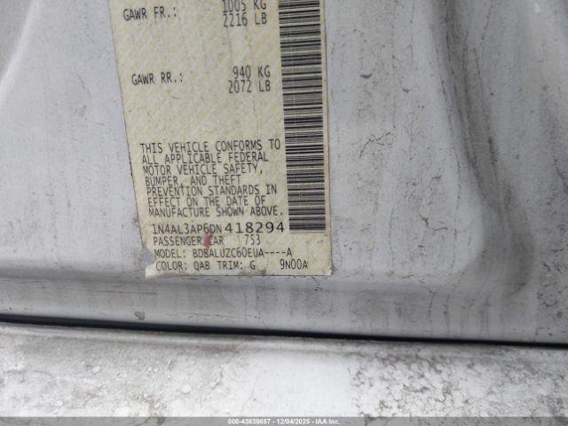 Nissan Altima 2.5 Sv Image 13