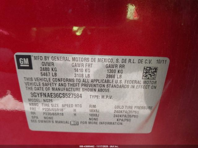 Cadillac SRX Luxury Collection Image 12