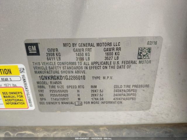 Chevrolet Traverse 1lt Image 9